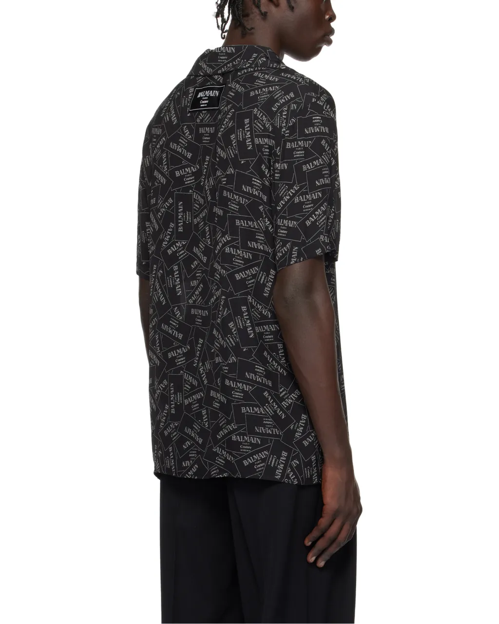All-Over Label Printed Pyjama Shirt