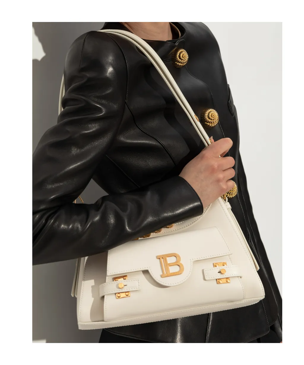 B-Buzz Logo Plaque Shoulder Bag