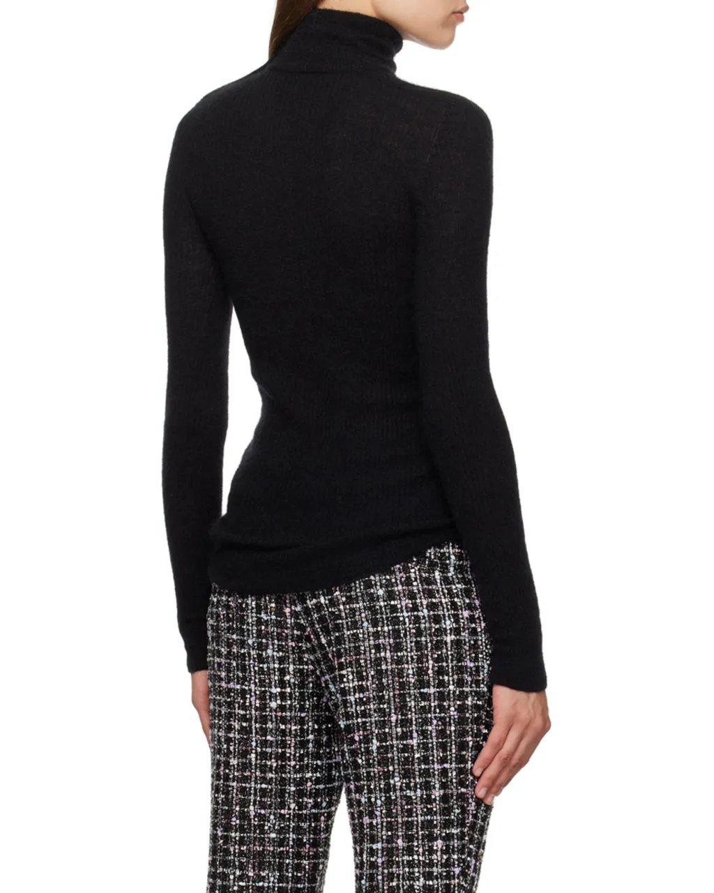 Classic Long-Sleeve Turtleneck Top