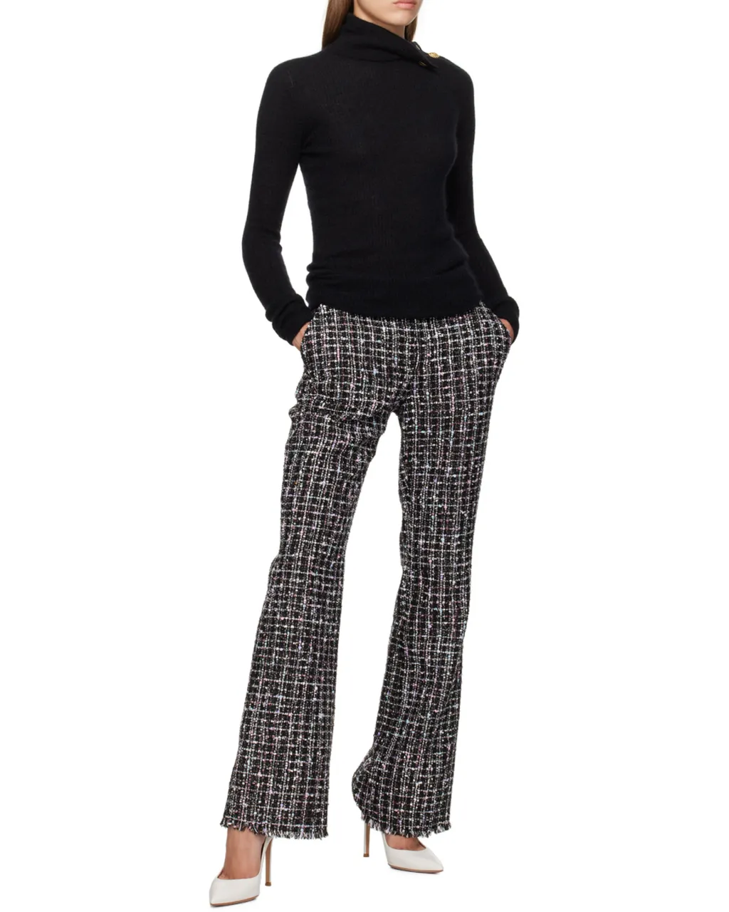 Classic Long-Sleeve Turtleneck Top