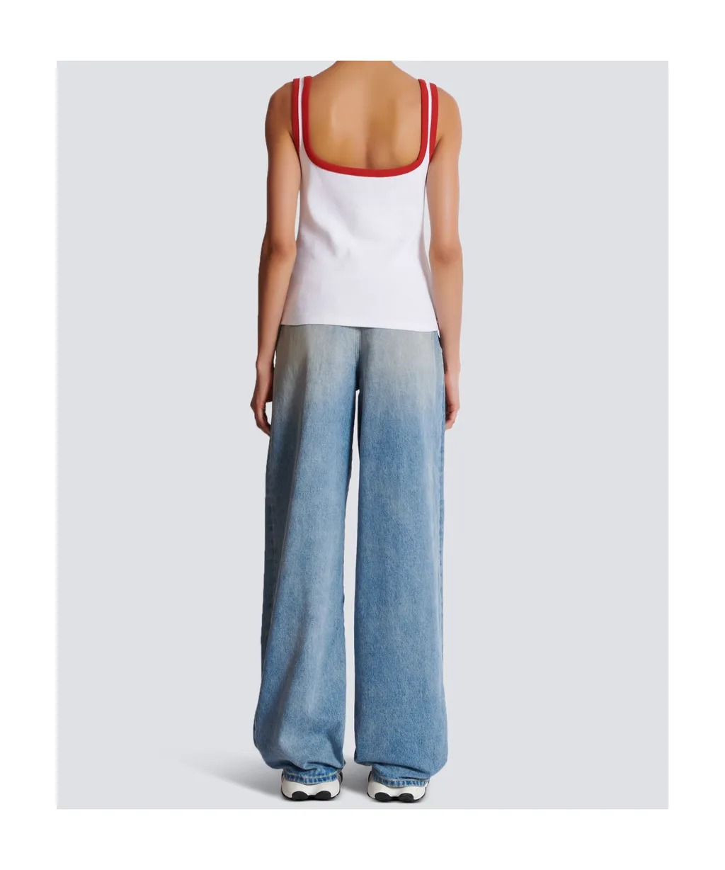 Fruit Square-Neck Tank Top