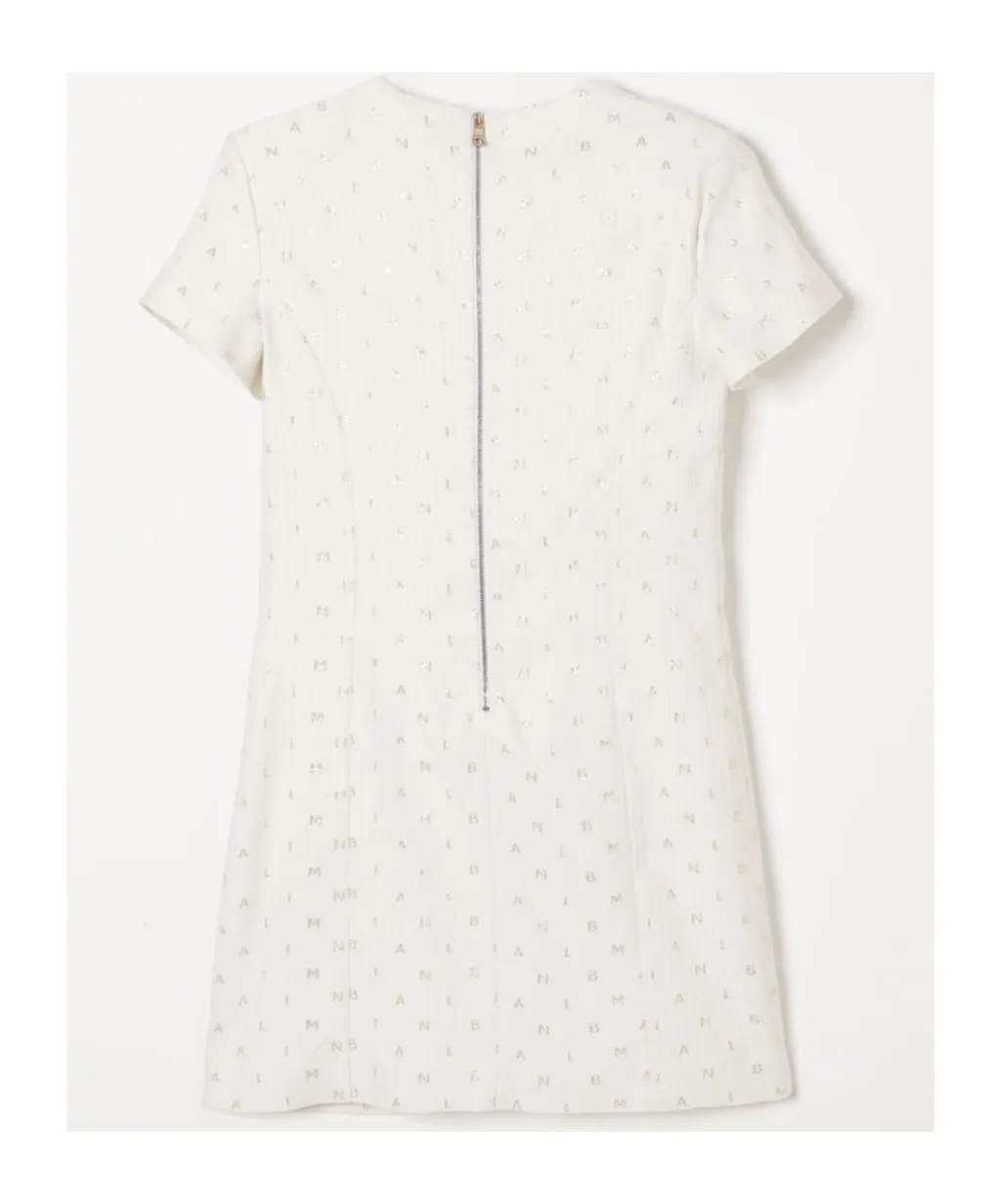 Logo Jacquard A-Line Dress