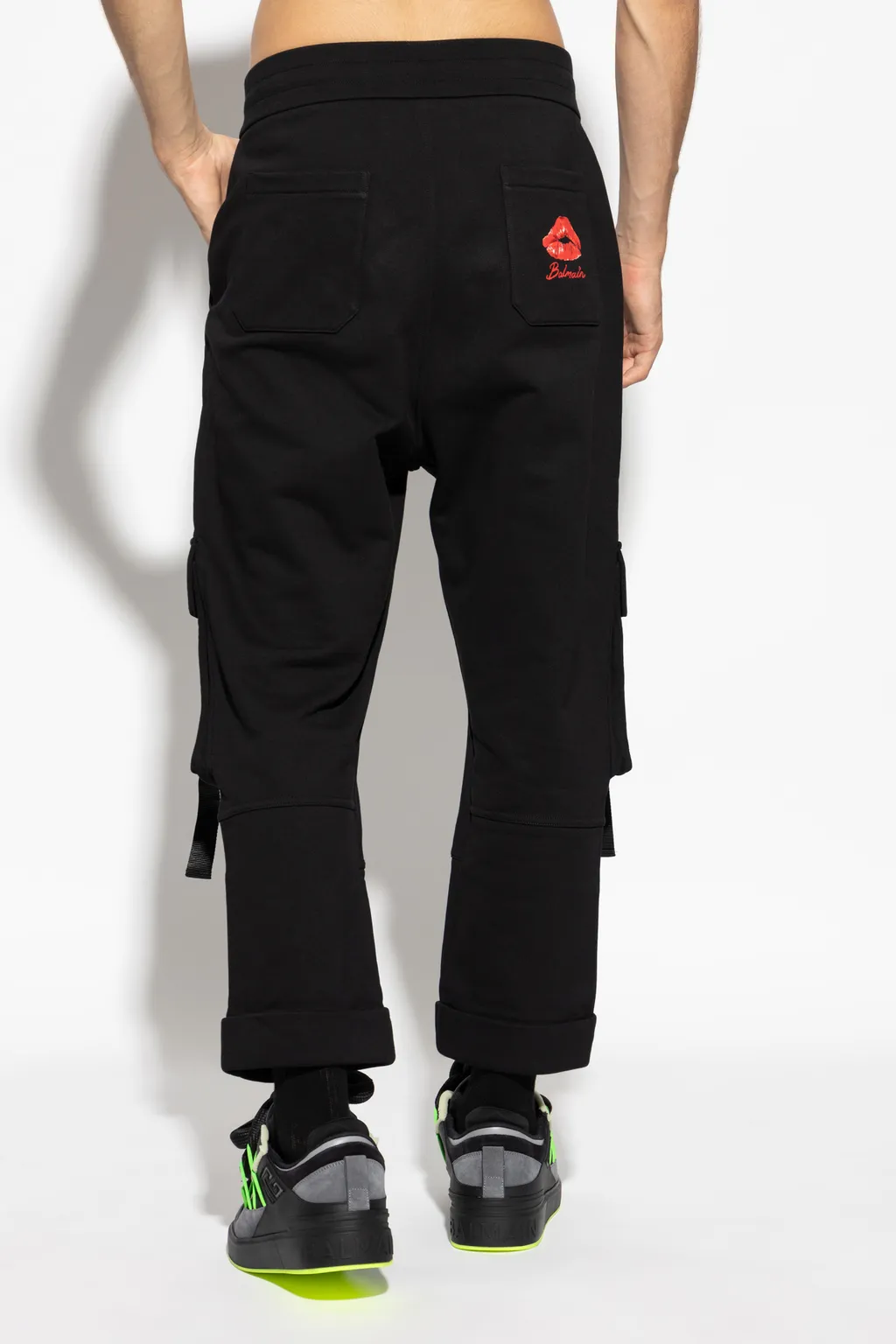 Drawstring Cargo Sweatpants