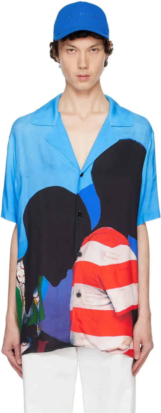 Prince Gyasi Printed Twill Pyjama Shirt