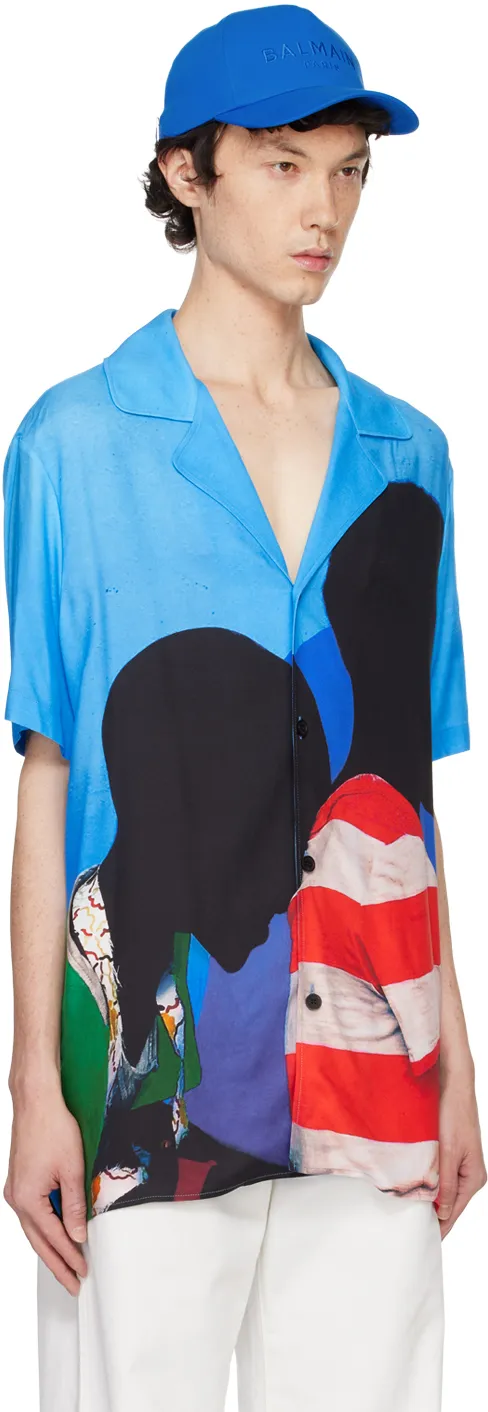 Prince Gyasi Printed Twill Pyjama Shirt