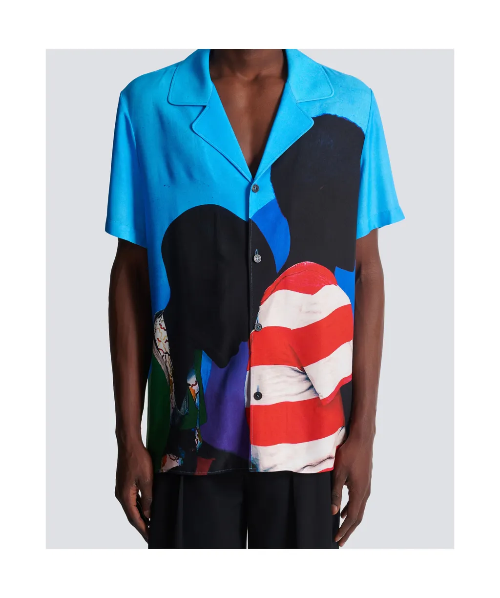 Prince Gyasi Printed Twill Pyjama Shirt