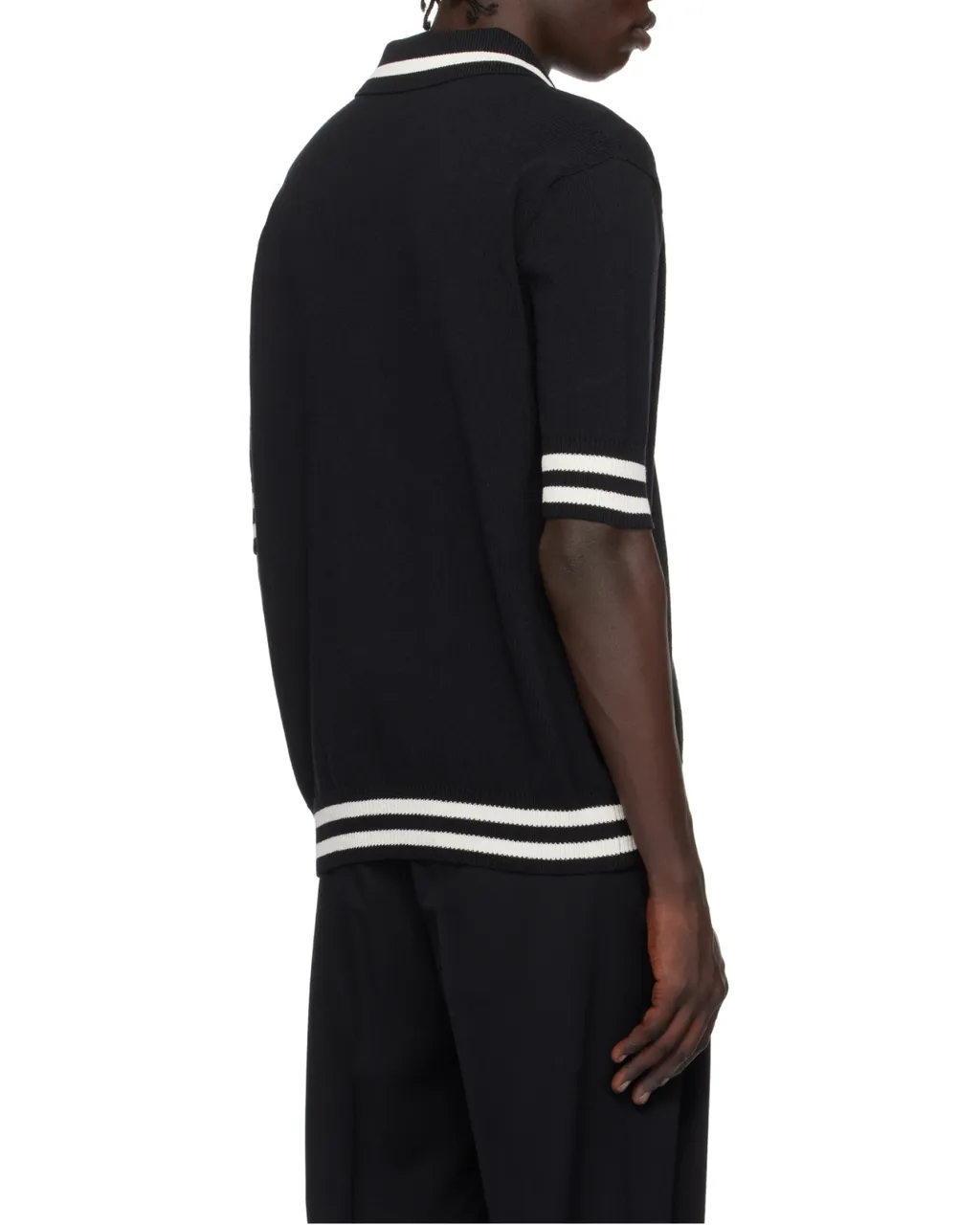 Logo Embroidered Collared Polo Shirt