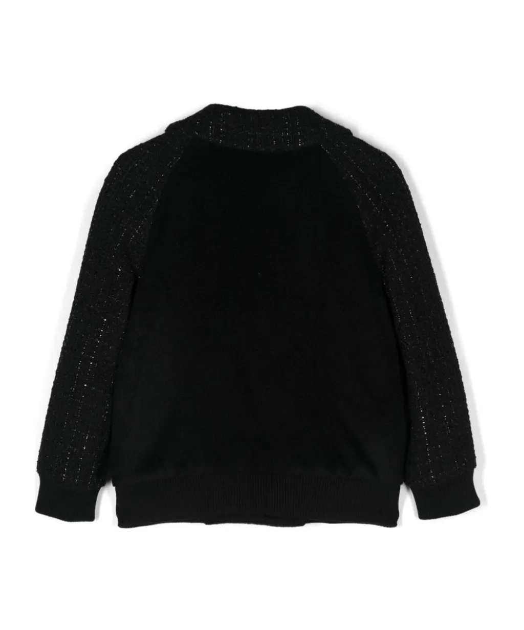 Tweed-Embellished Jacket