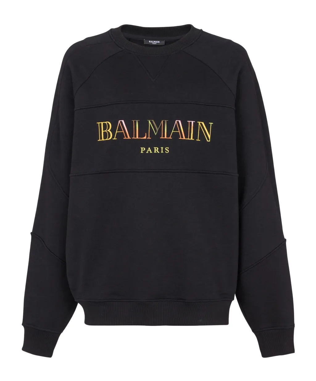 Vintage Logo Embroidered Oversized Sweatshirt