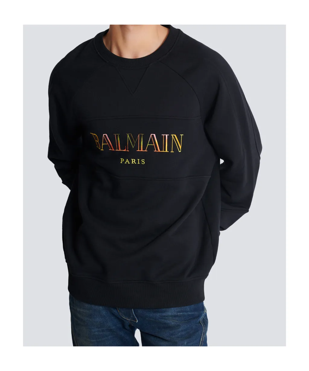 Vintage Logo Embroidered Oversized Sweatshirt