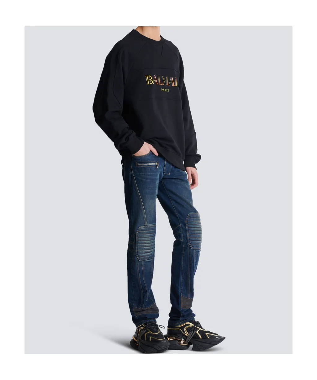 Vintage Logo Embroidered Oversized Sweatshirt