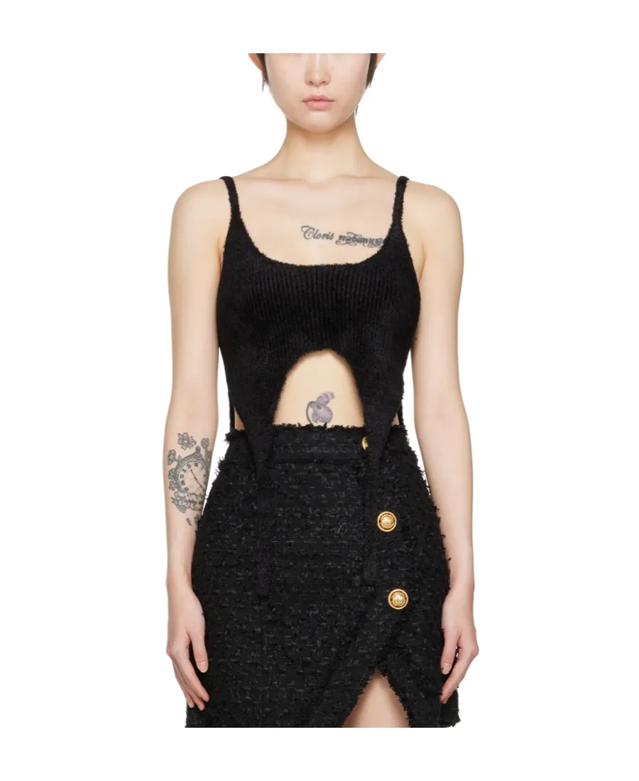 Rib Knitted Vest