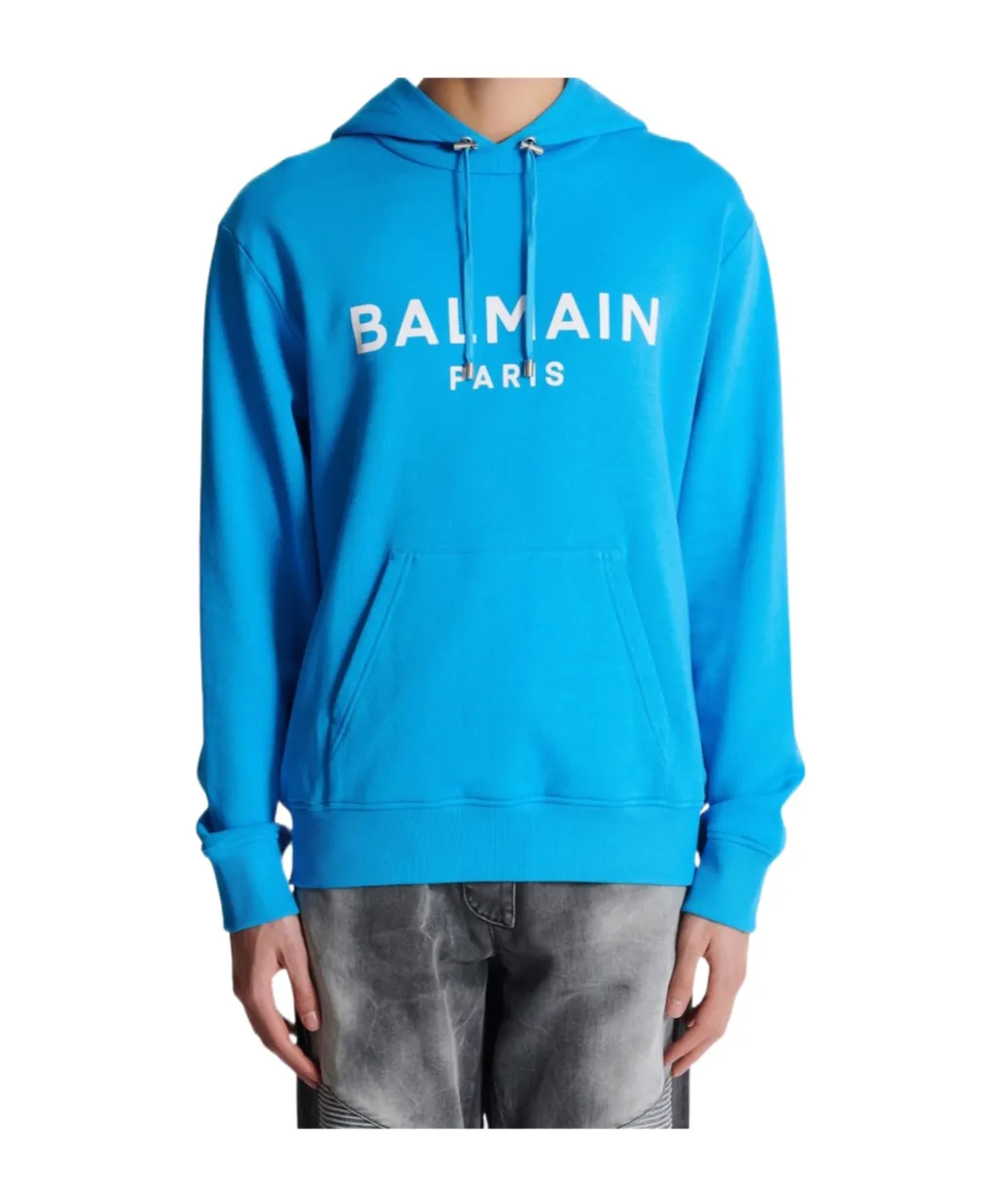 Logo Printed Drawstring Hoodie
