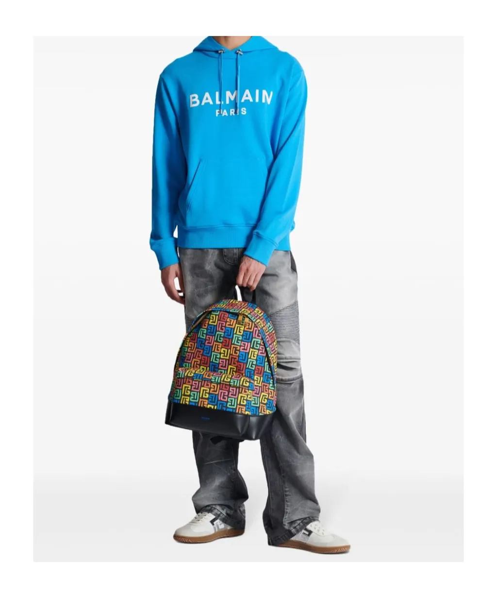 Logo Printed Drawstring Hoodie