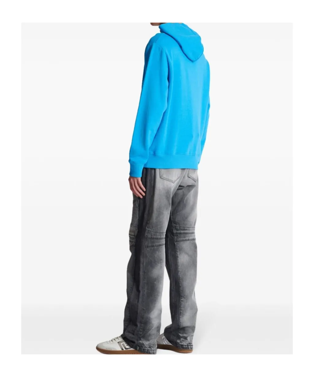 Logo Printed Drawstring Hoodie