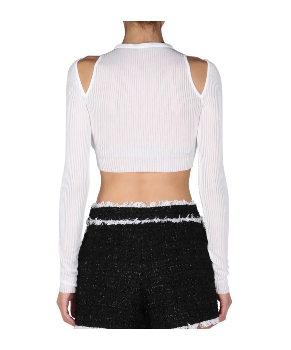 Cut Out Cropped Top