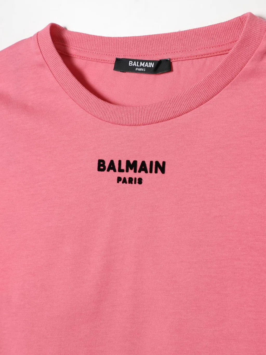 Logo-Flocked Crewneck T-Shirt