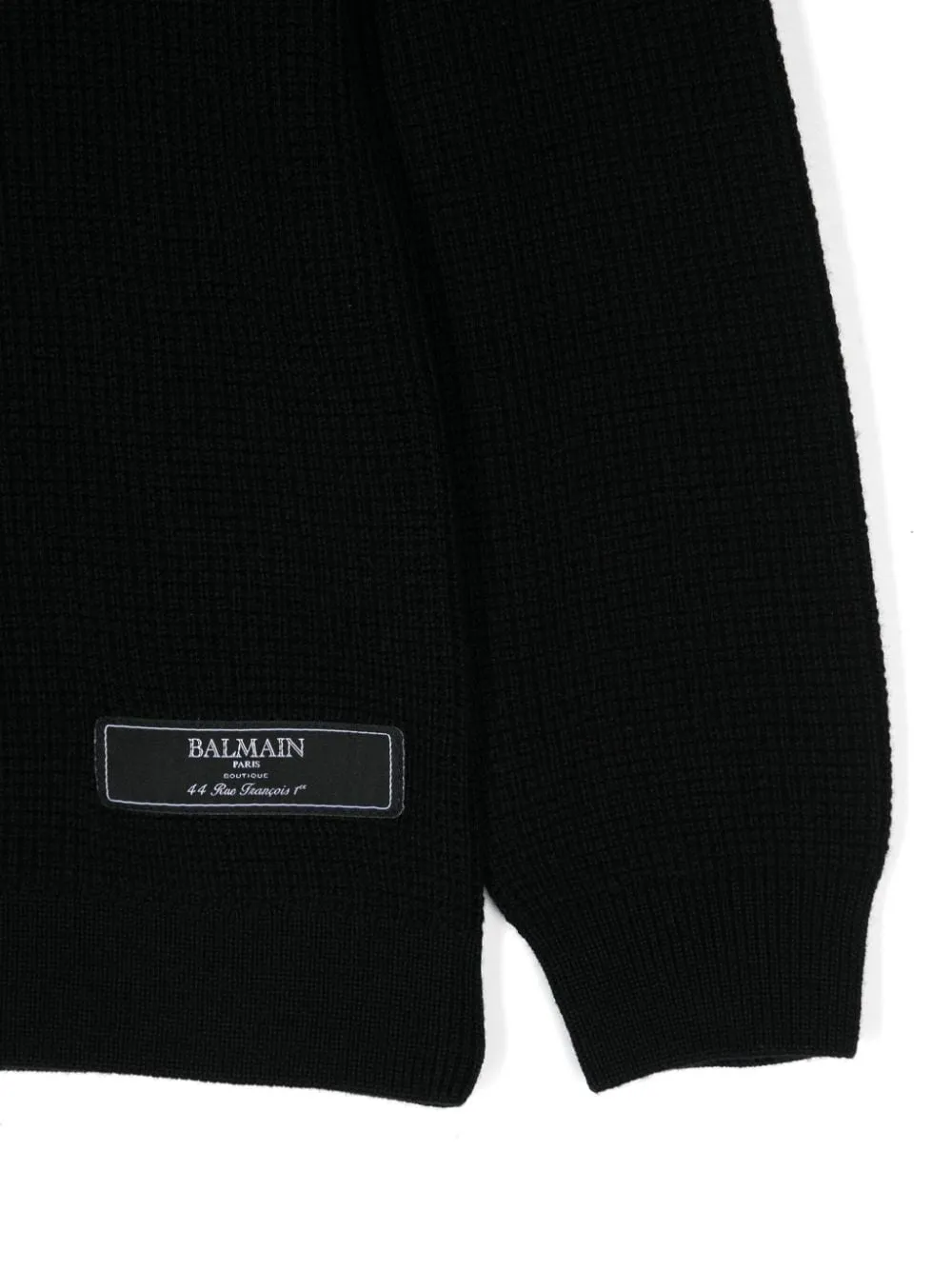 Logo Patch Roll-Neck Jumper