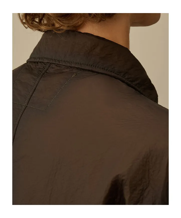 Quilted Lens-Pocket Jacket