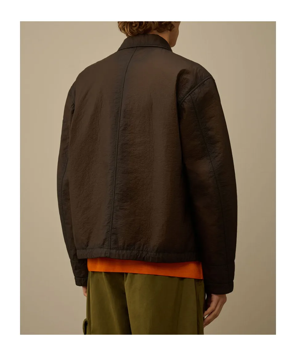 Quilted Lens-Pocket Jacket