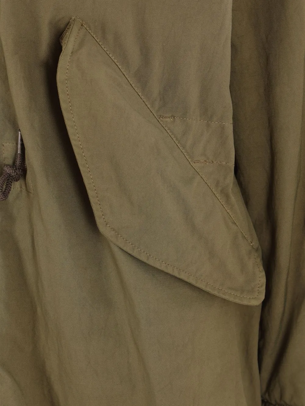 Lens Detail Hooded Parka