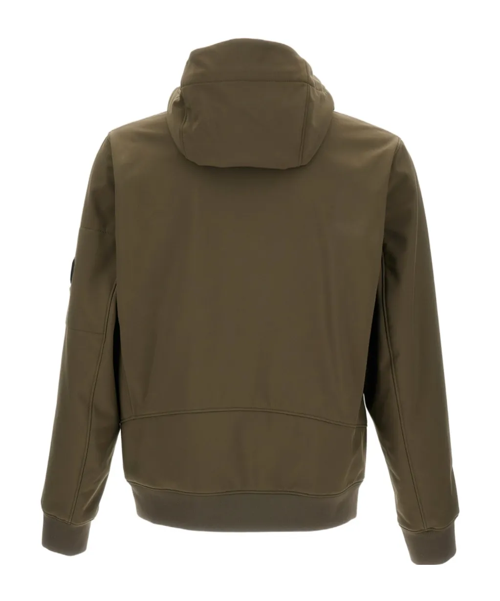 Hooded Zip-Fastening Jacket