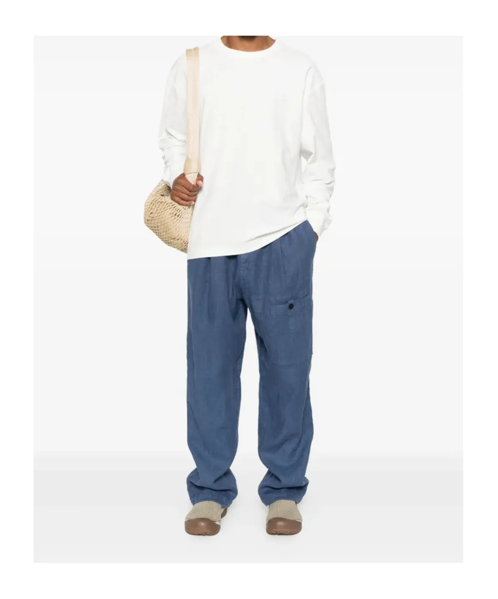 Elastic Waist Casual Pants