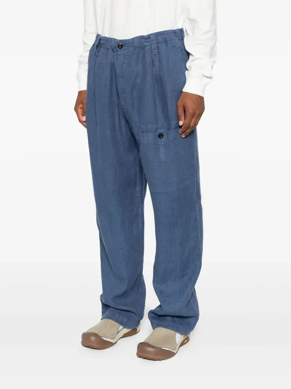 Elastic Waist Casual Pants