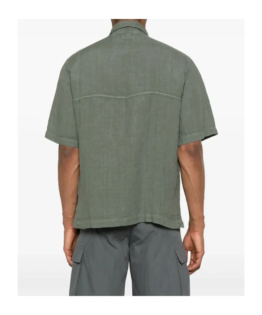 Short Sleeve Linen Shirt