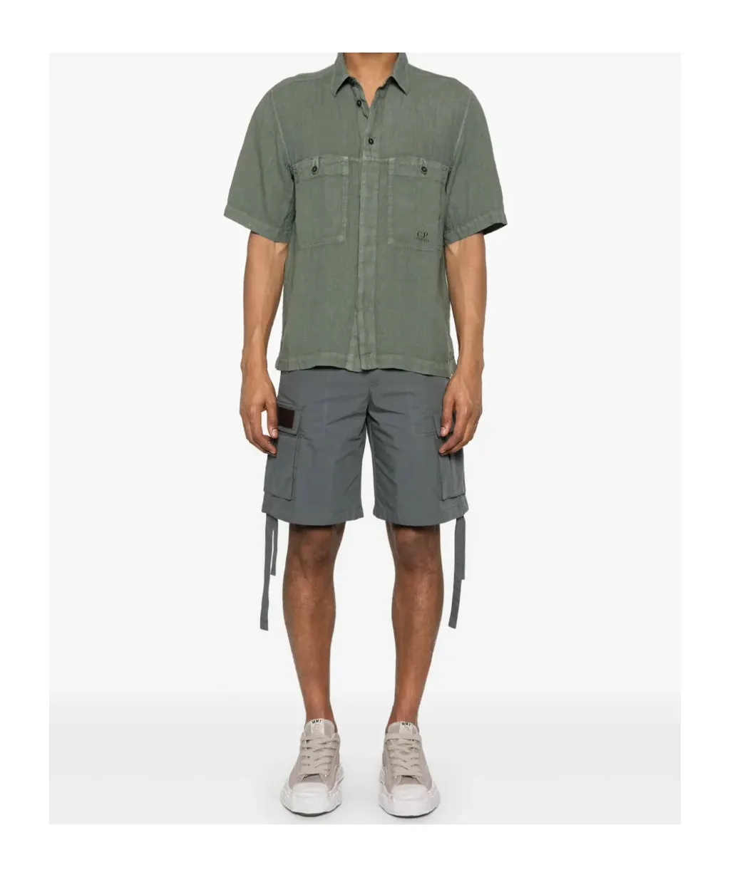 Short Sleeve Linen Shirt