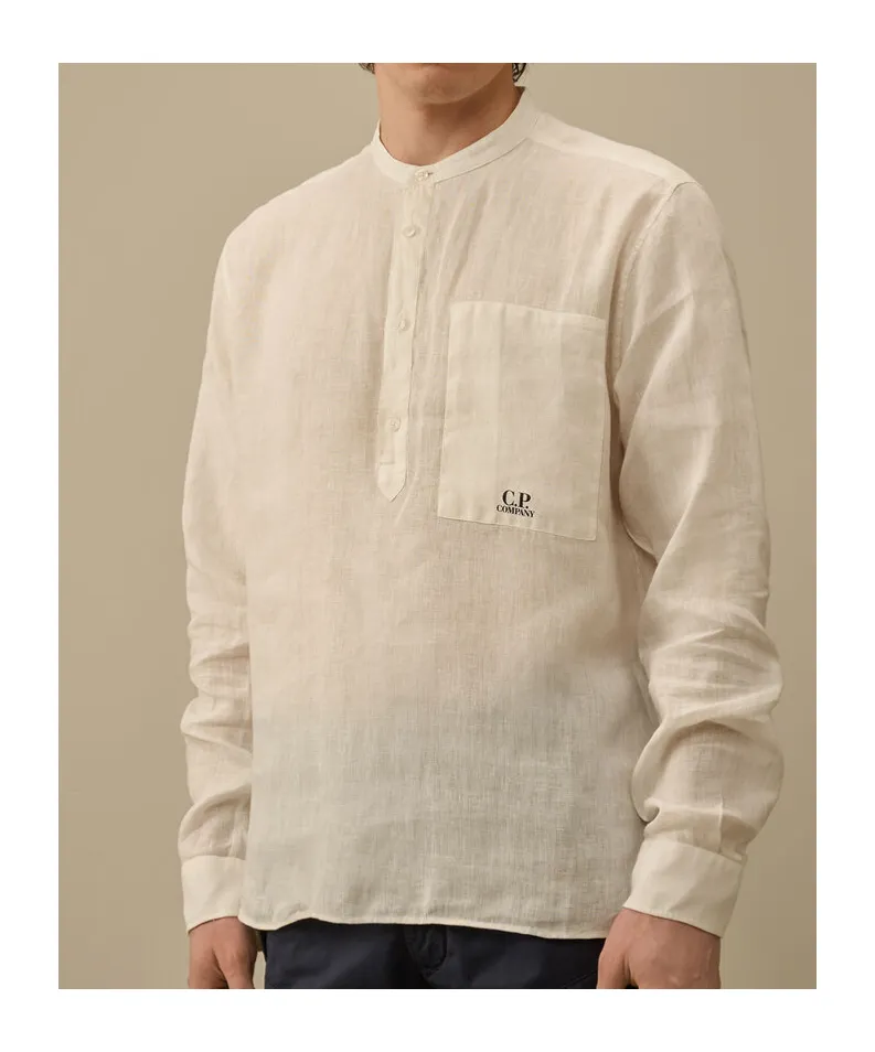 Linen Long-Sleeve Shirt