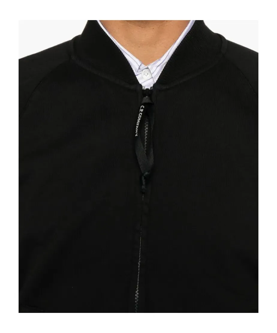 Zip-Up Cotton Sweatshirt