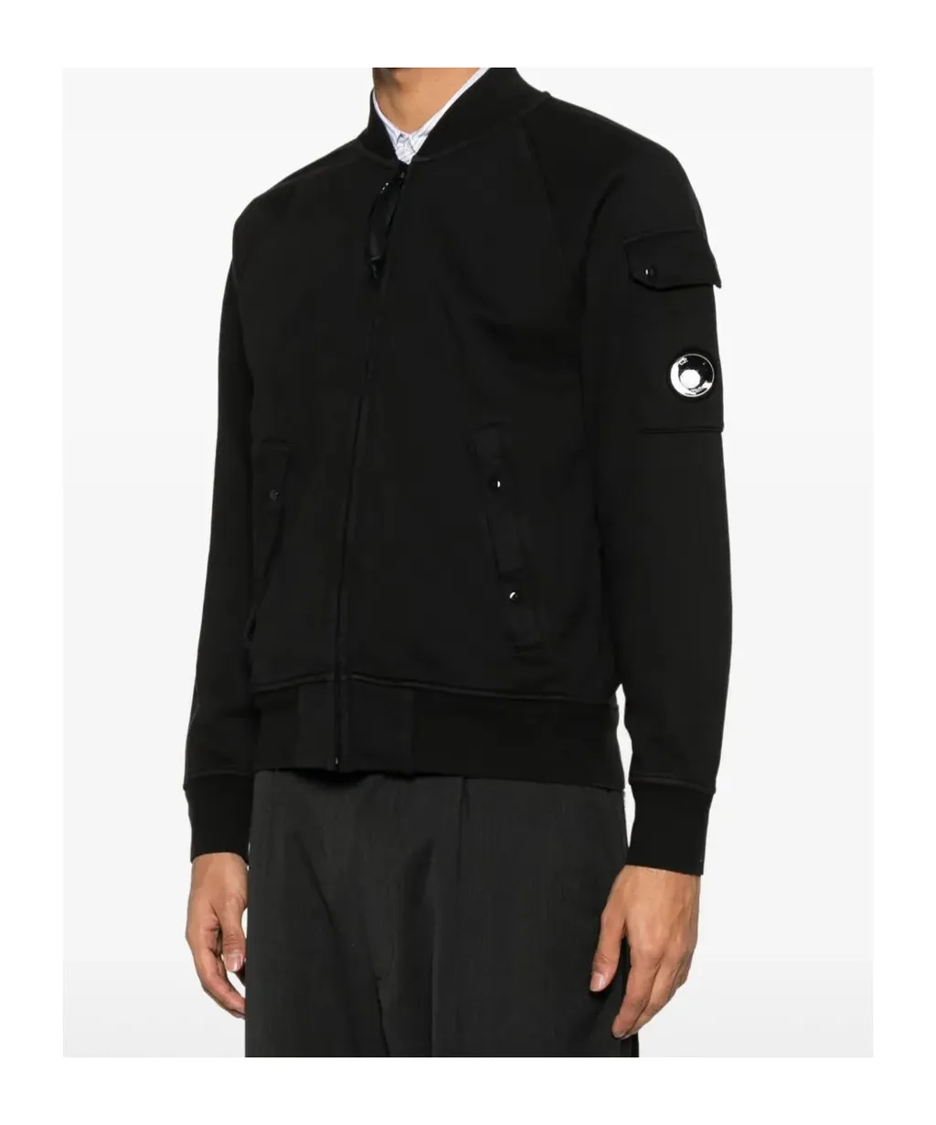 Zip-Up Cotton Sweatshirt