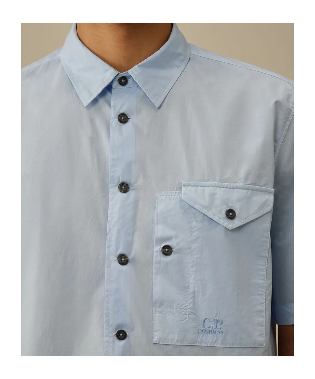 Short Sleeve Poplin Shirt