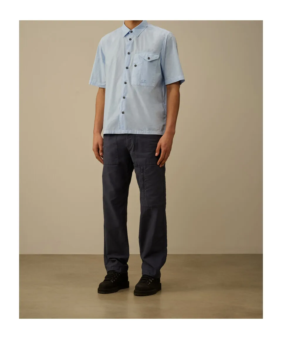 Short Sleeve Poplin Shirt