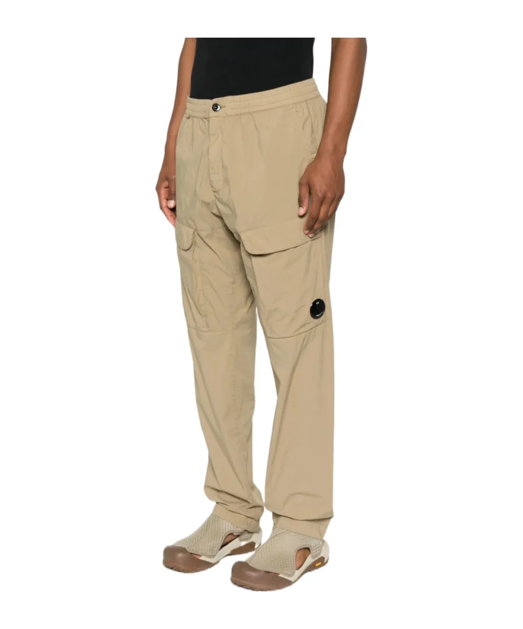 Lens-Detail Cargo Pants