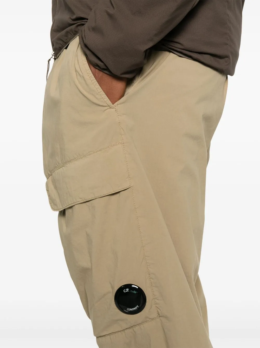 Lens-Detail Cargo Pants