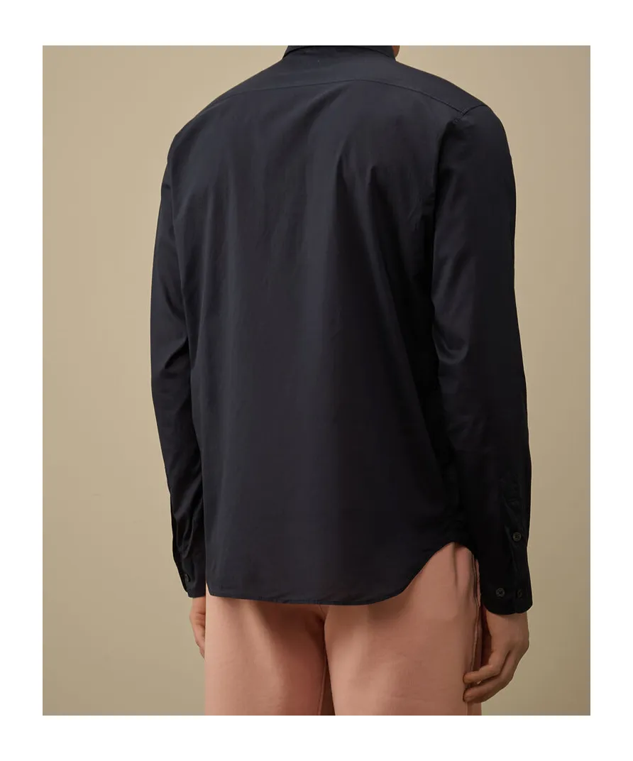 Shirt With Classic Collar Logo