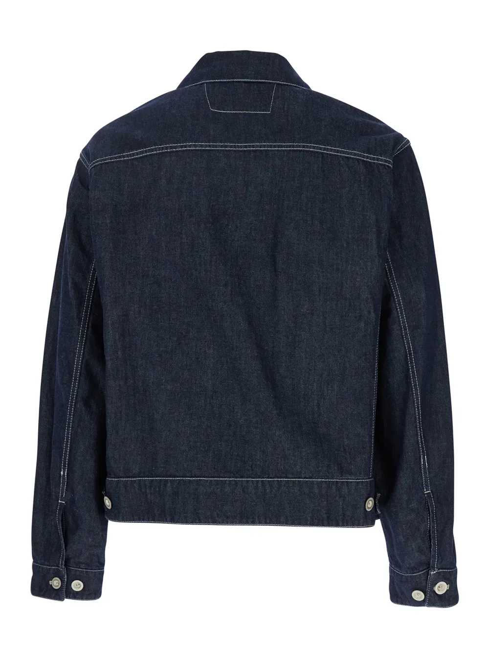 Long-Sleeved Denim Coat