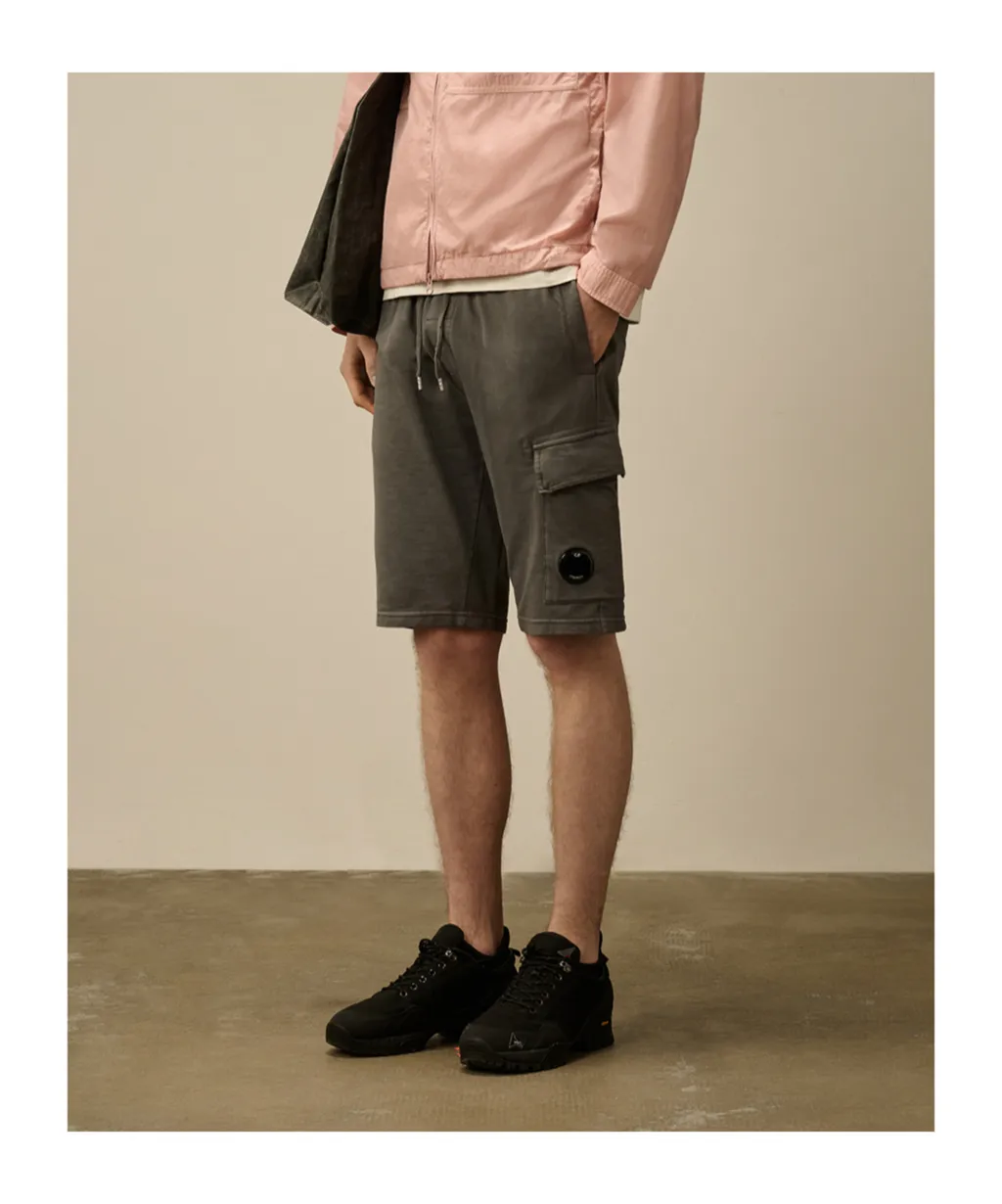 Lens-Detailed Track Shorts