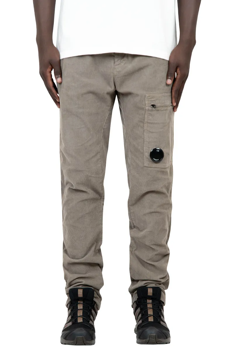 Straight Leg Corduroy Cargo Pants