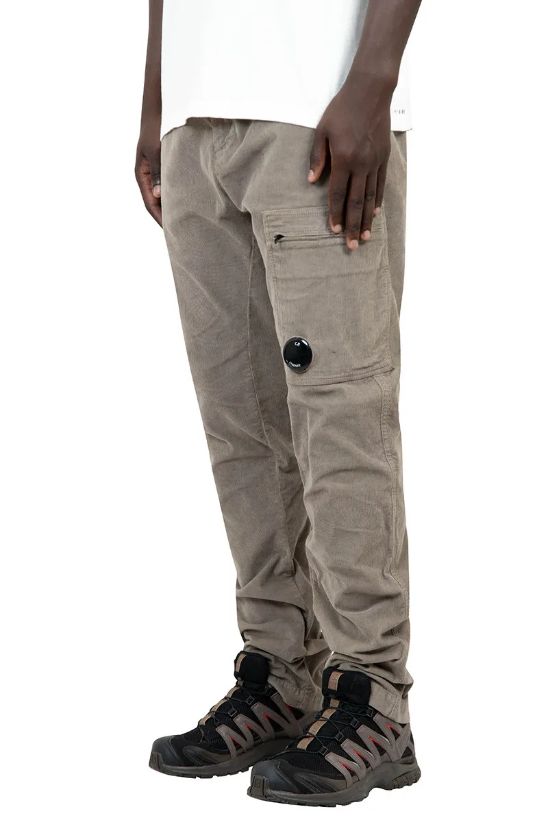 Straight Leg Corduroy Cargo Pants