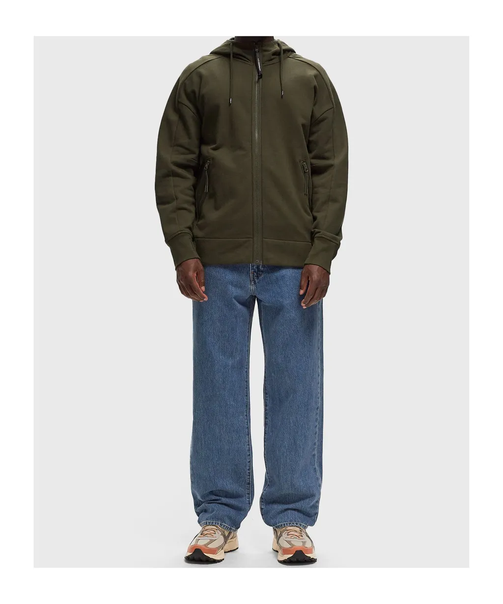 Jersey Zipped Hoodie