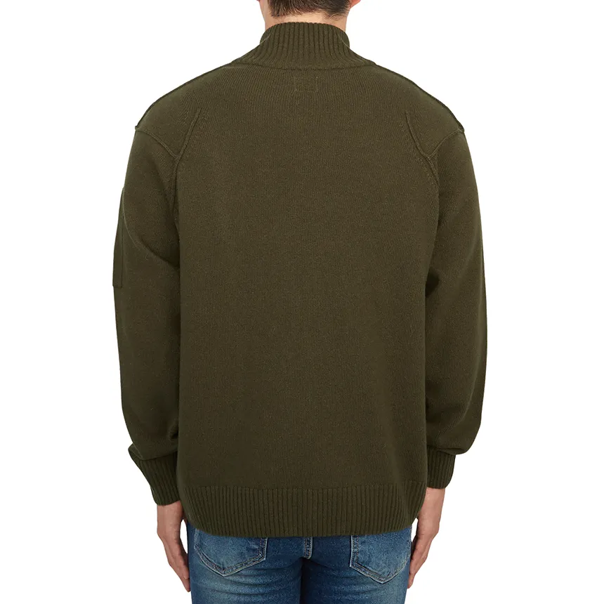 Lambswool Zipped Cardigan