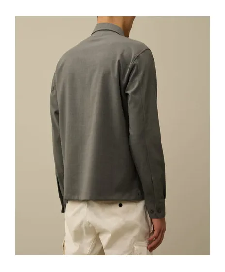 Long-Sleeved Wool Shirt