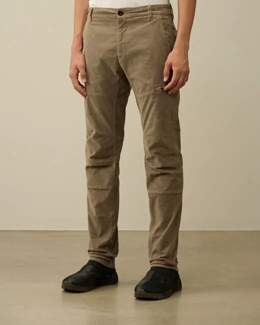 Tapered-Leg Corduroy Trousers