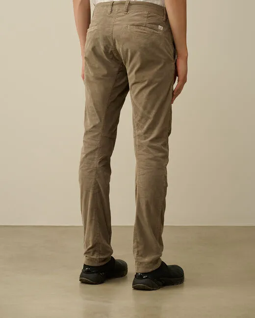 Tapered-Leg Corduroy Trousers
