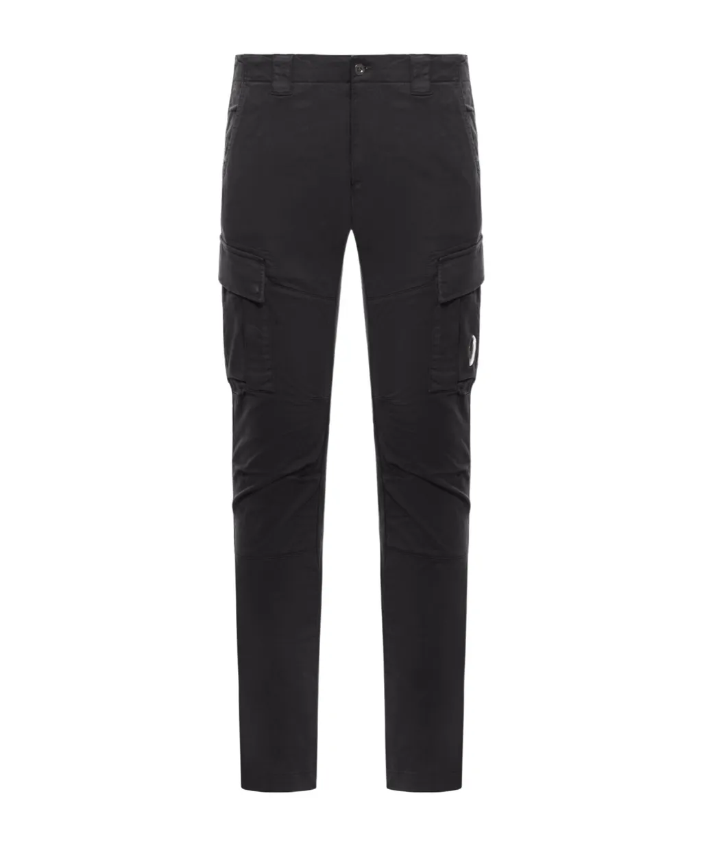 Lens-Detailed Tapered-Leg Cargo Pants