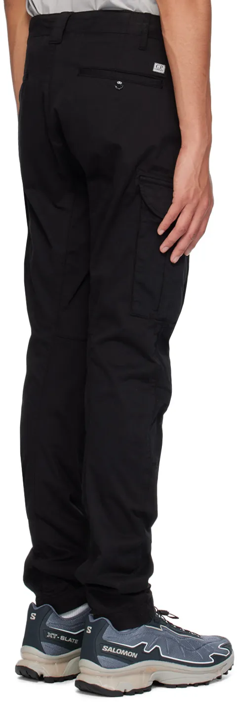 Lens-Detailed Tapered-Leg Cargo Pants
