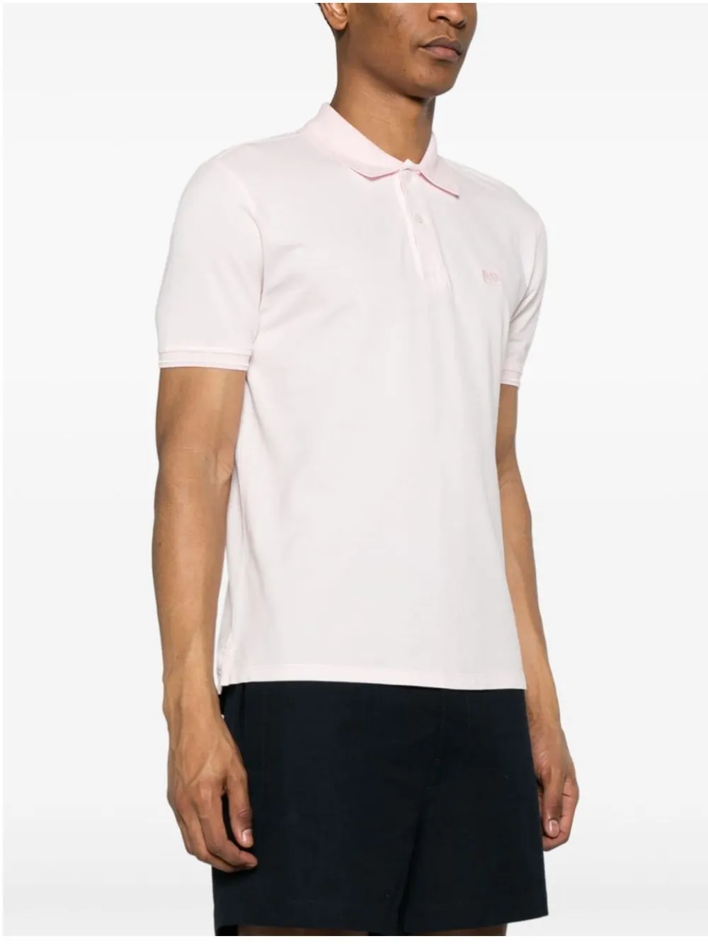 Logo-Patch Piqué Polo Shirt